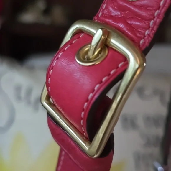 Coach Hamptons Barbie Pink Pebbled Leather Shoulder Bag Is 20yrs Old  In EUC - Picture 7 of 17